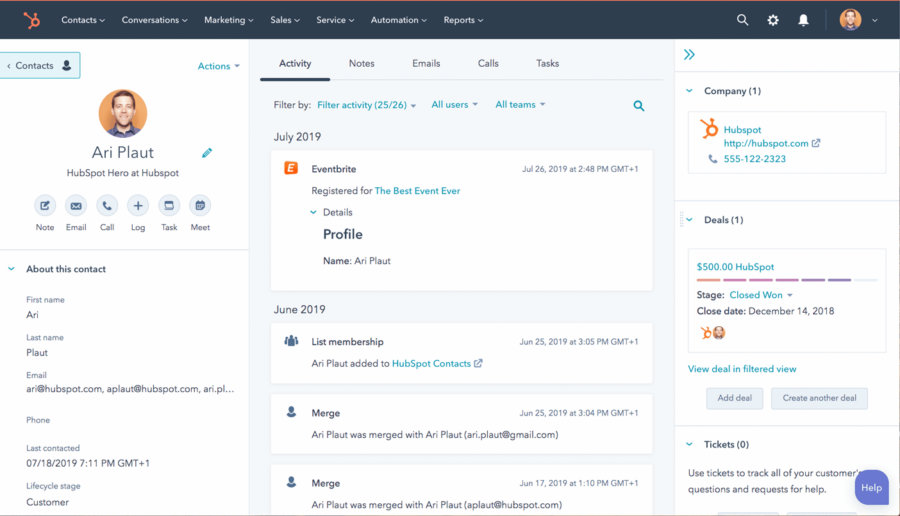 hubspot-eventbrite-integration