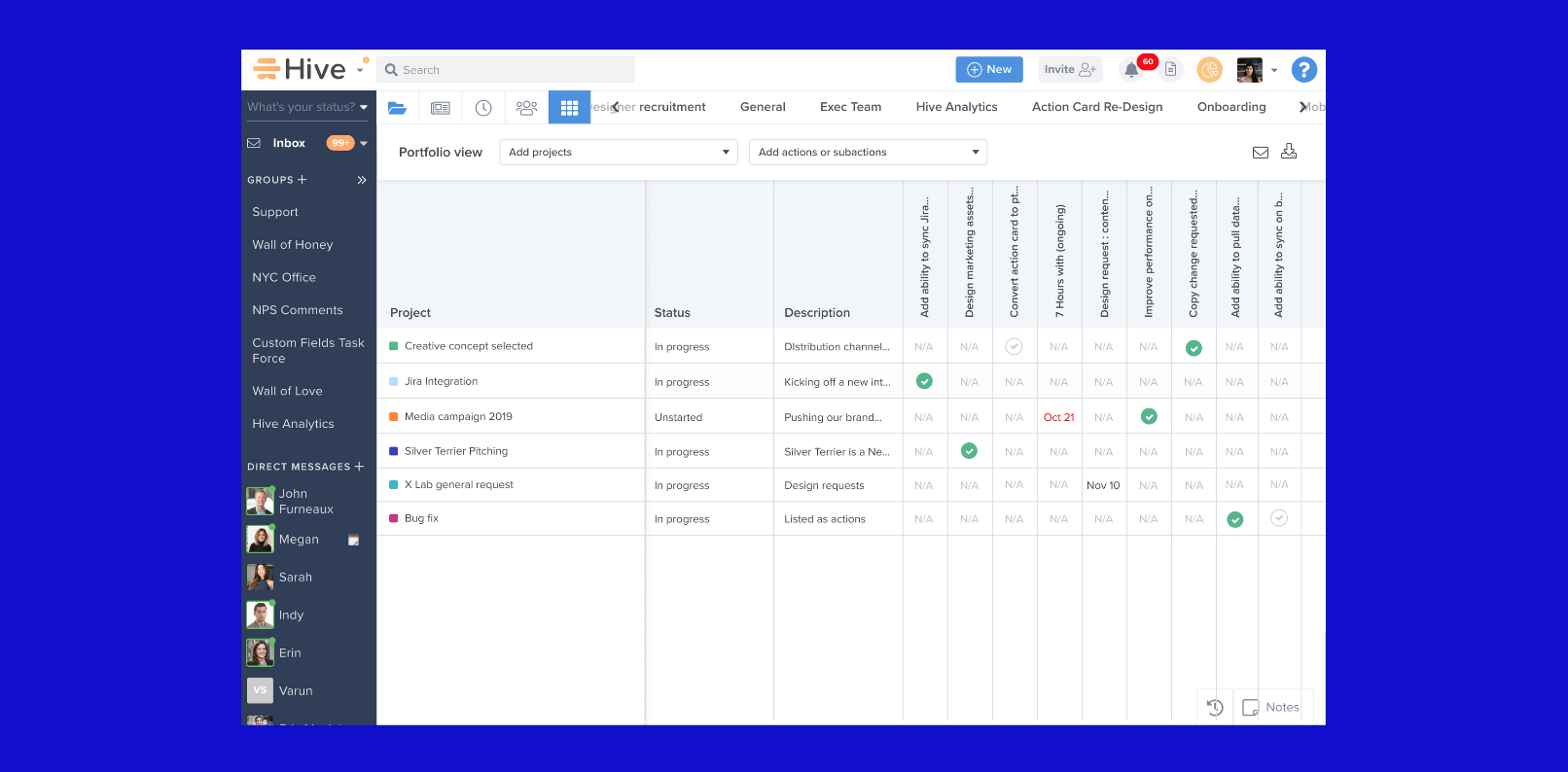 Portfolio View Screen