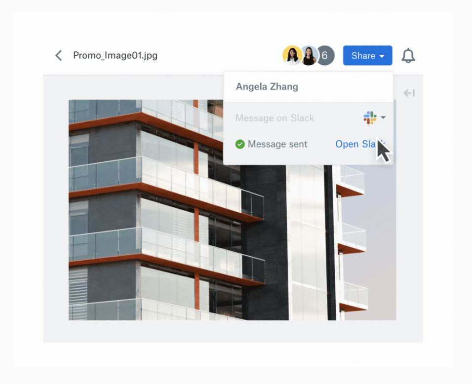 Slack and Dropbox