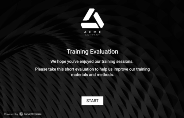 Training evaluation