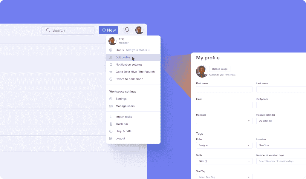 Update Hive Workspace settings